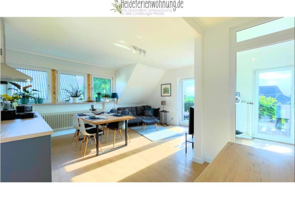 Heideferienwohnung - Die Neue Ferienwohnung Walsrode Eksteriør billede